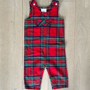 Vineyard Vines Baby Boy Plaid Flannel Overall (6-12mo)